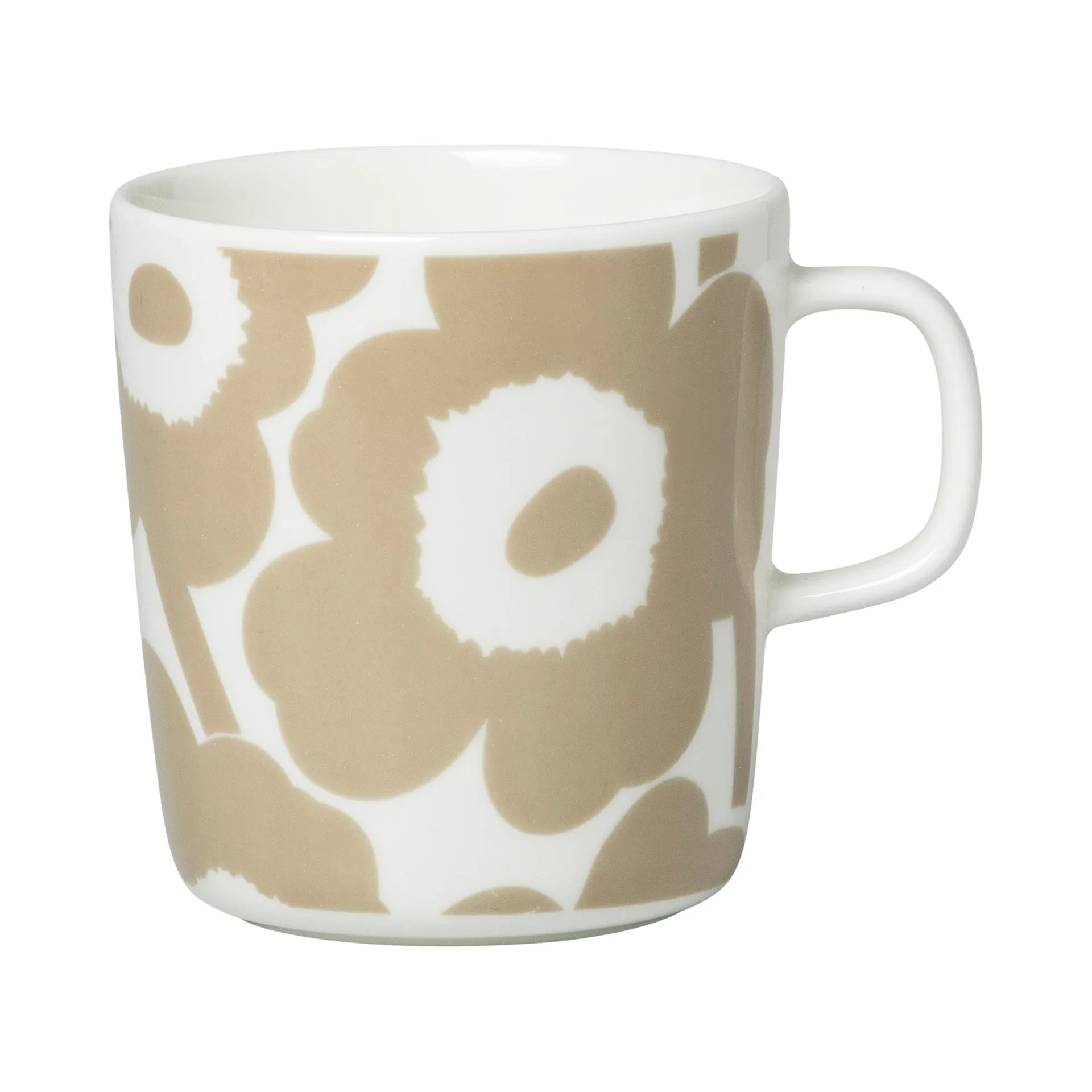 Marimekko Unikko krus 40 cl Hvid/Beige