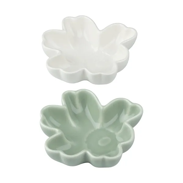 Unikko Shape skål Ø11 cm 2 delar, White