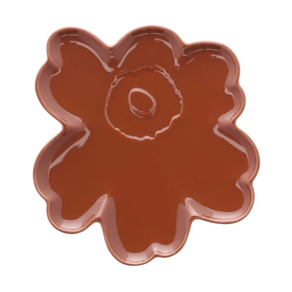 Unikko shape tallrik, Chestnut