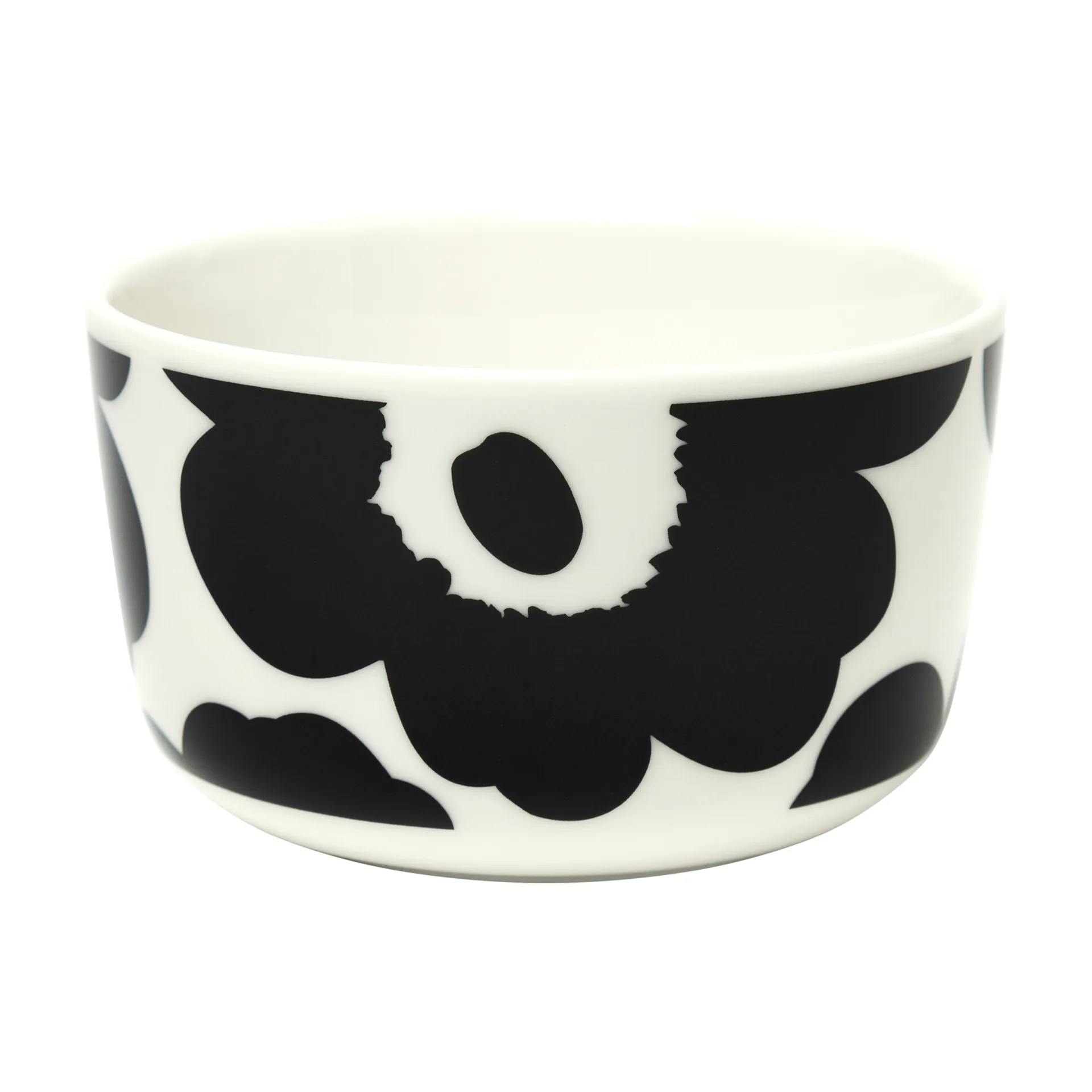 Marimekko Unikko sk&aring;l 2,5 dl Svart-vit