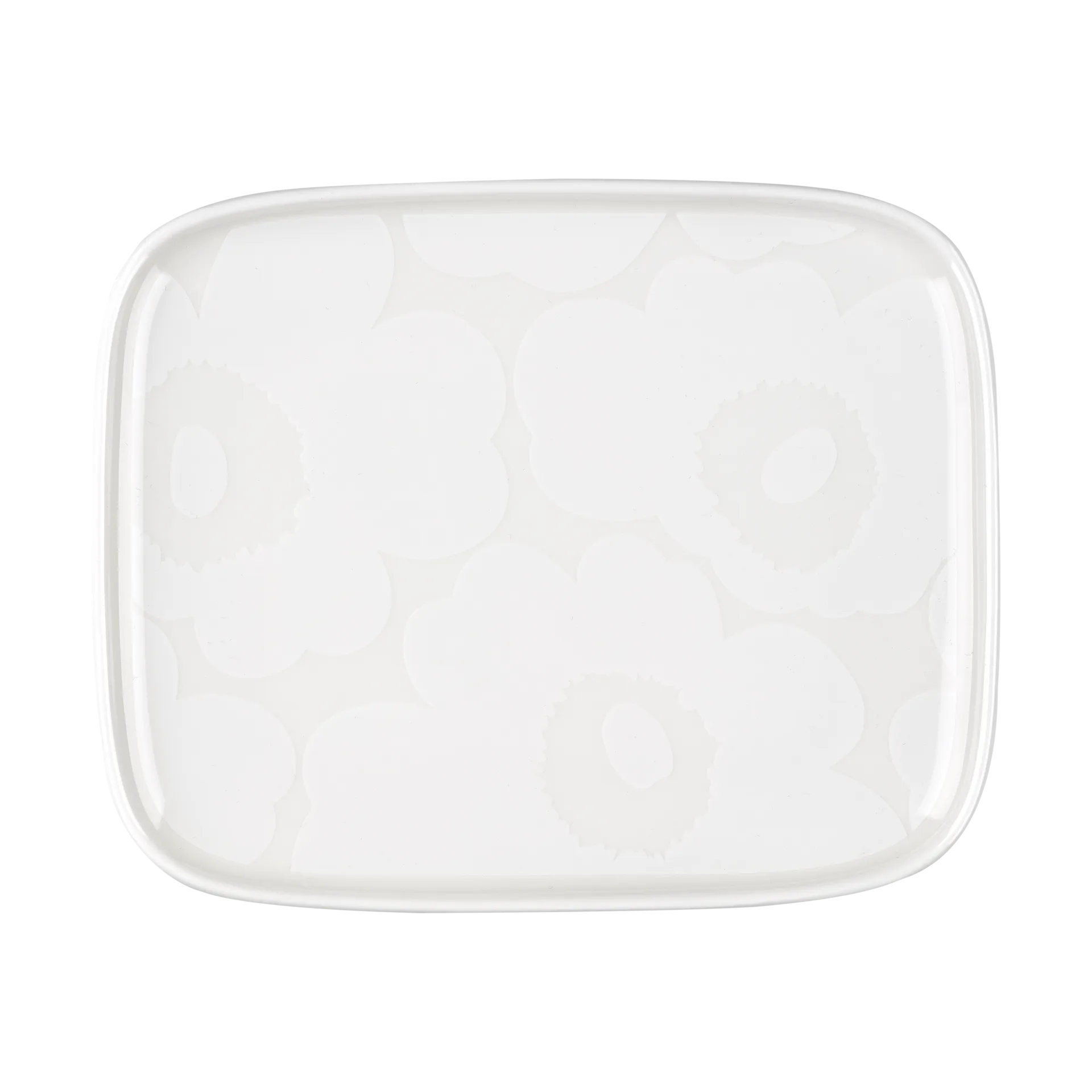 Marimekko Unikko tallerken 12x15 cm White