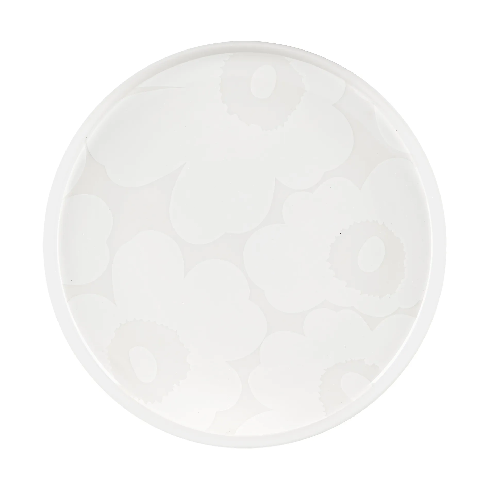 Marimekko Unikko tallerken Ø20 cm White/Offwhite