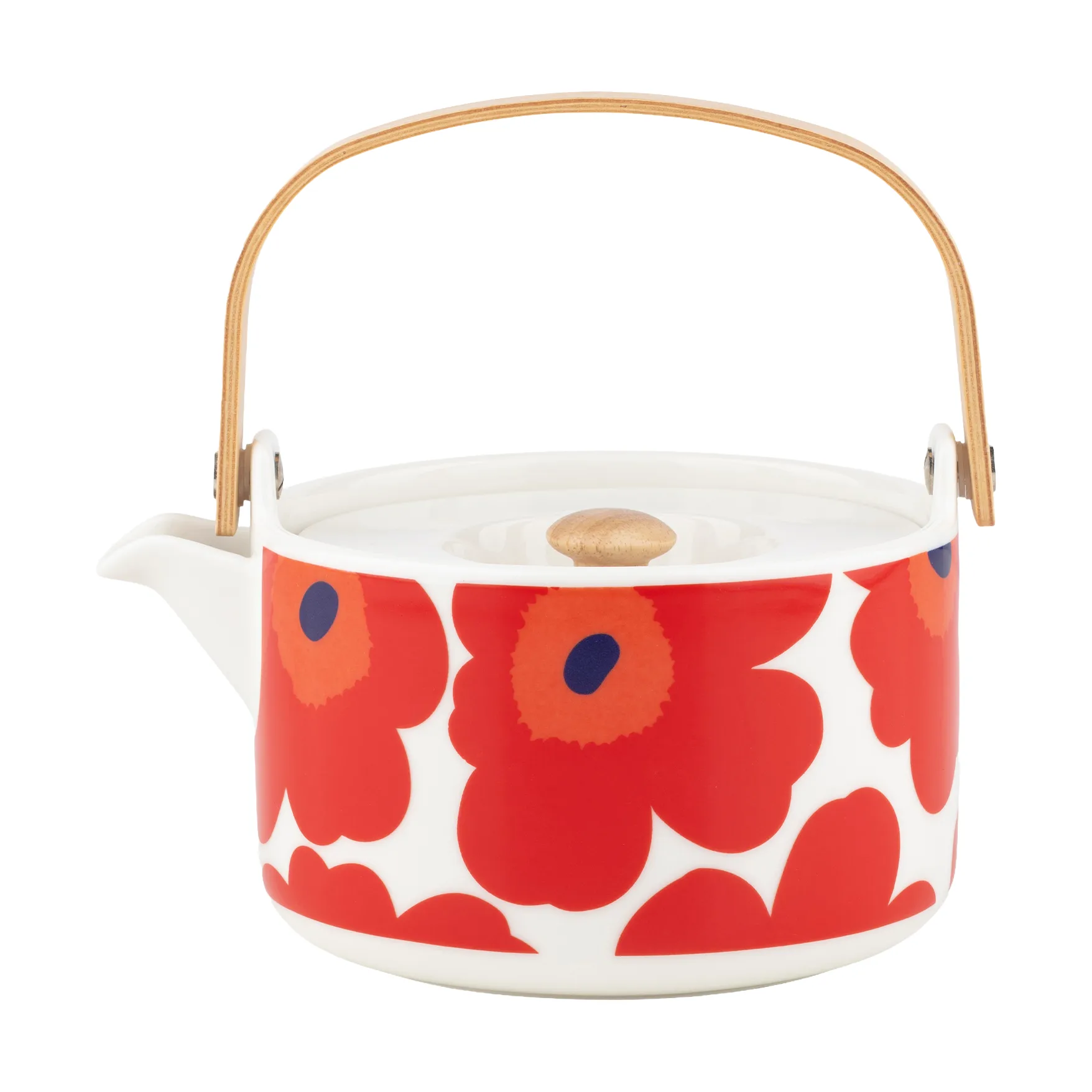 Marimekko Unikko tekande 0,7 l White-red-blue billede