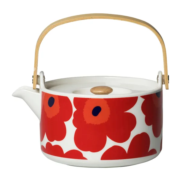 Unikko tekanna 0,7 l, Red