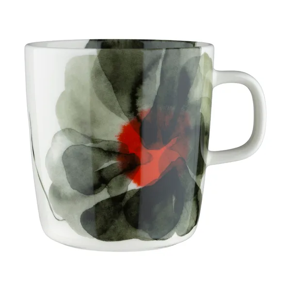 Valssi mugg 40 cl, White-forest green-tomato