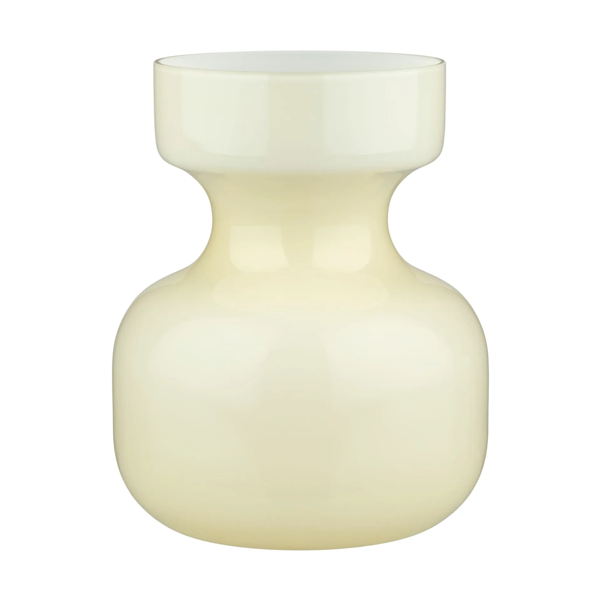 Marimekko Vase Säkki 16,5 cm. Opaque white aspargus
