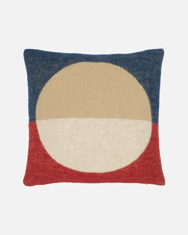 Viitta kuddfodral ull 50x50 cm, Red-blue