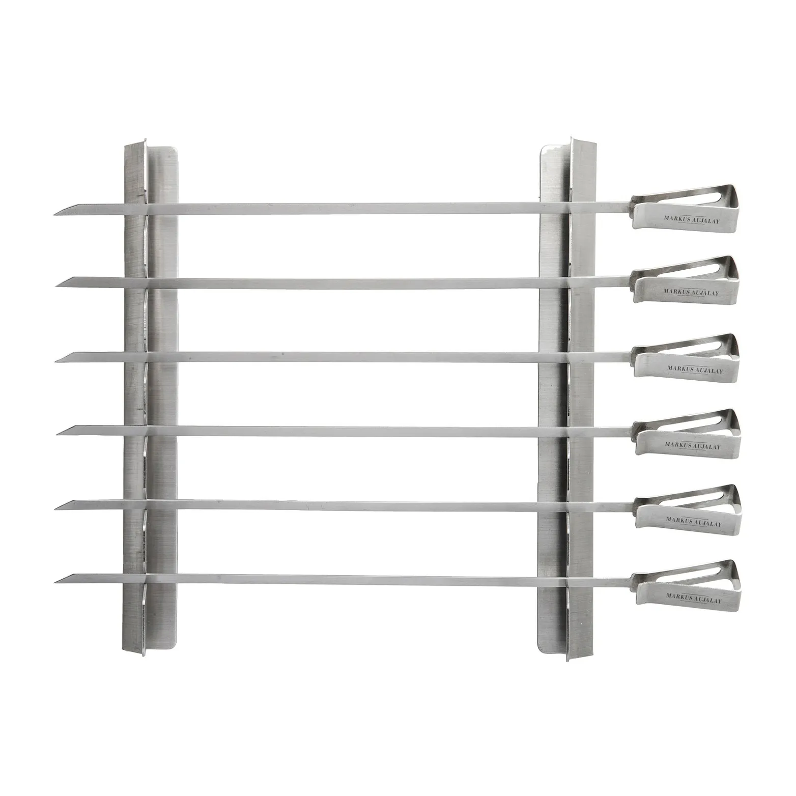 Markus Aujalay Markus BBQ grillspyd m/8 dele 16x37 cm Sølv