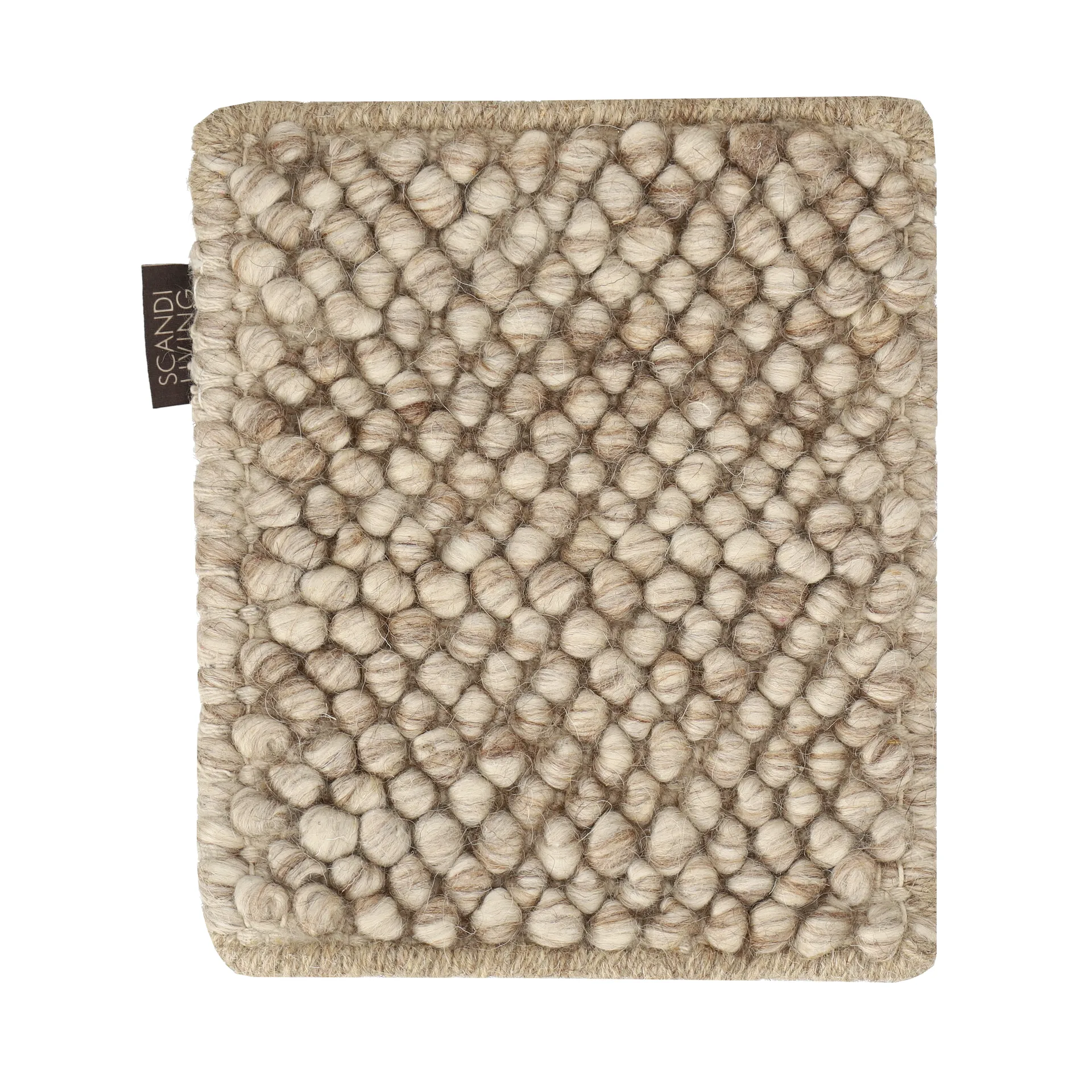 Material Samples Échantillon de tapis Flock en laine Beige