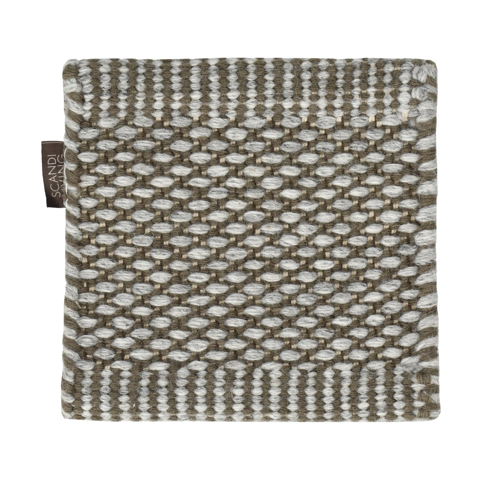 Material Samples Échantillon de tapis Lea en laine Gris naturel