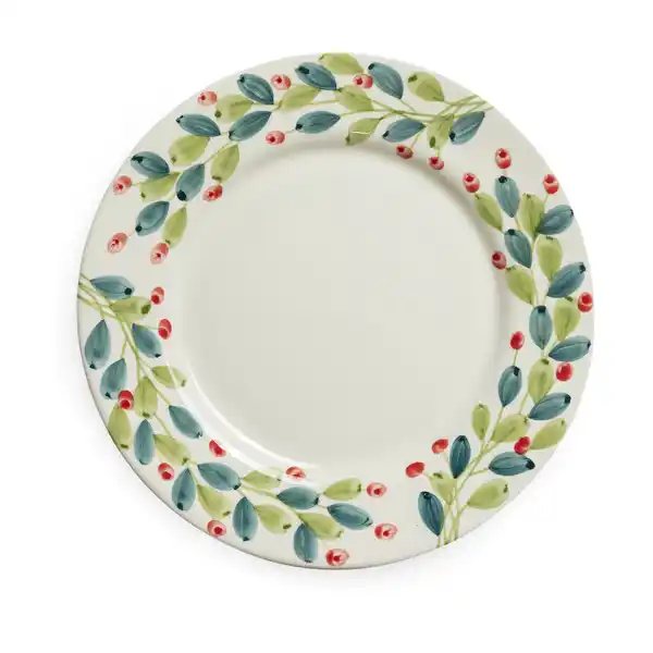 Basic julfat Ø37,5 cm, Vit-multi