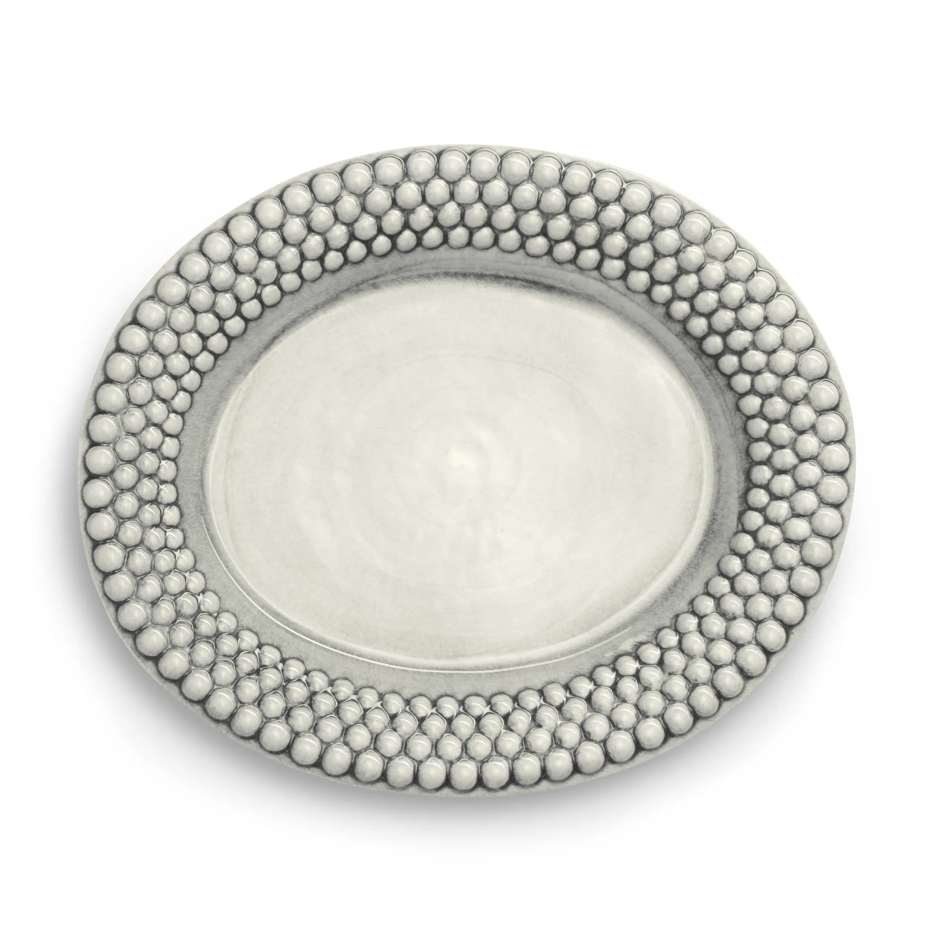 Mateus Bubbles oval underkop – 35 cm Grå