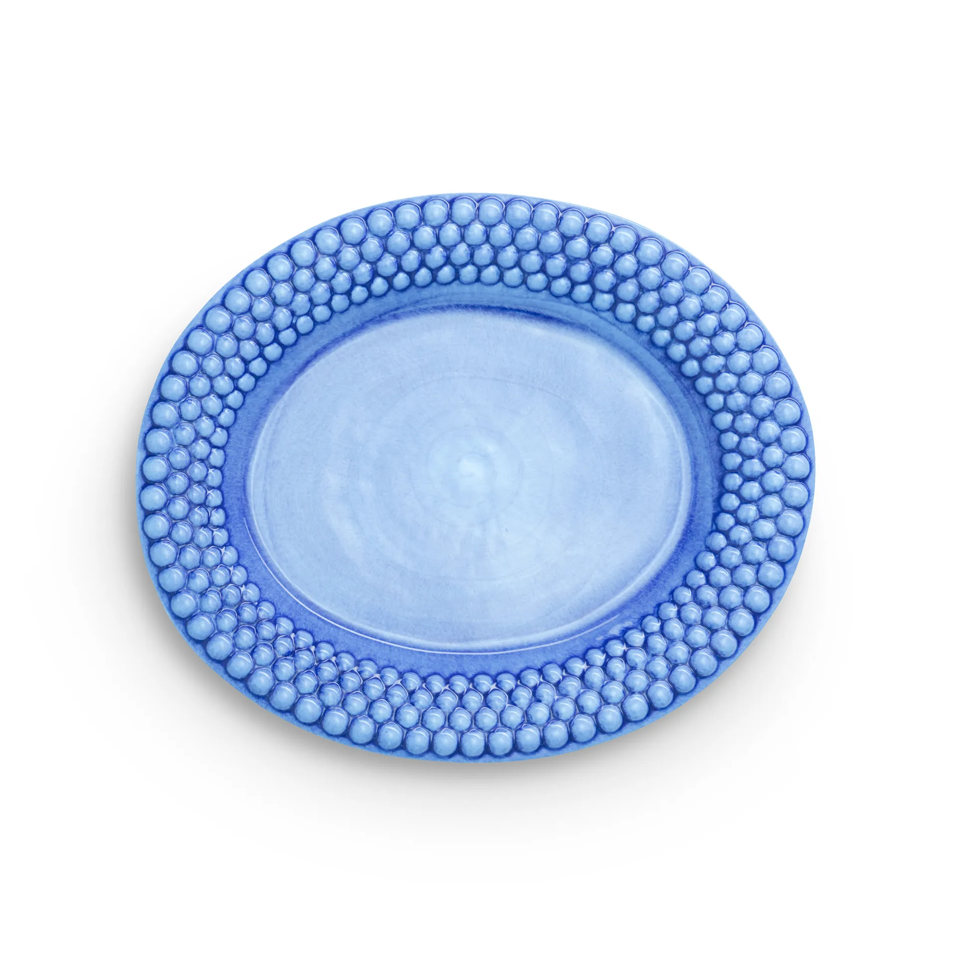 Mateus Bubbles oval underkop – 35 cm Lyseblå