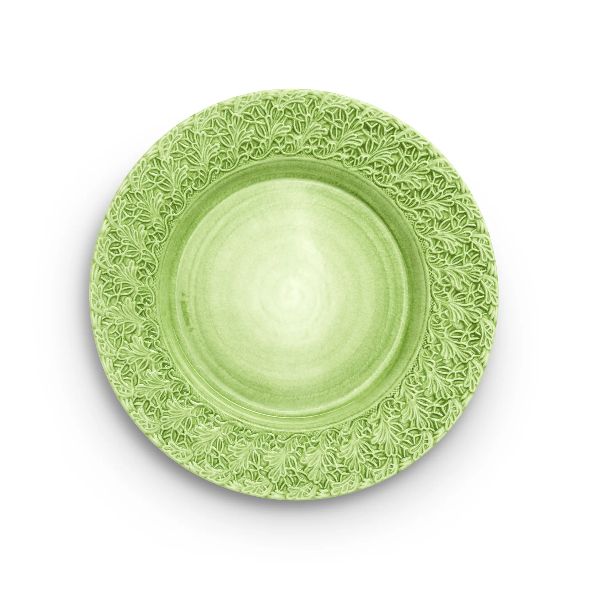 Mateus Lace tallerken – 32 cm Grøn billede
