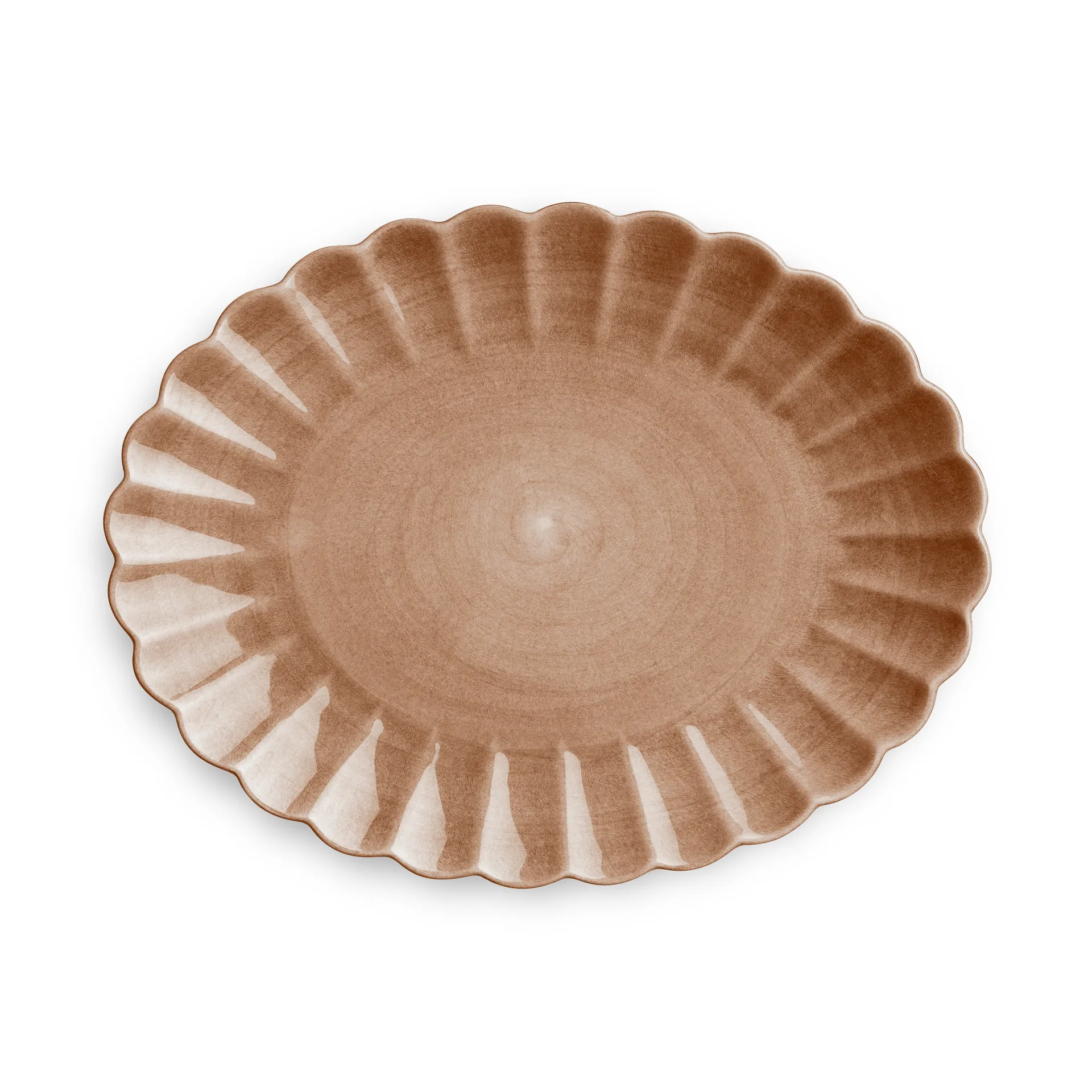 Mateus Oyster fad 30x35 cm Cinnamon