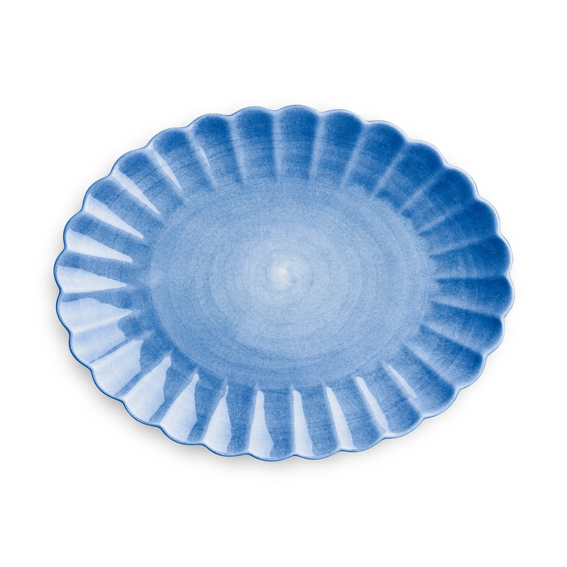 Mateus Oyster fad 30x35 cm Lyseblå