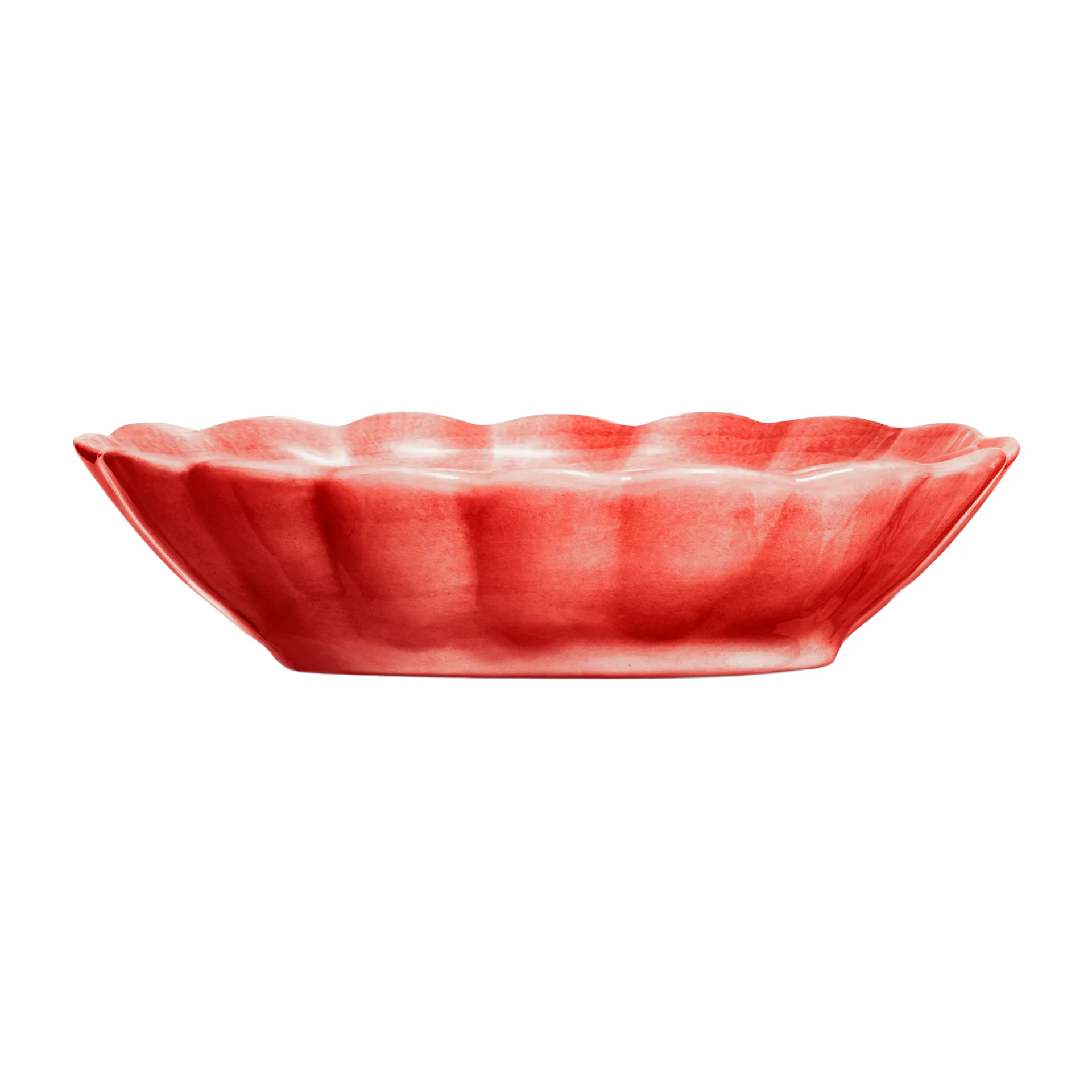 Mateus Oyster skål 18x23 cm Rød