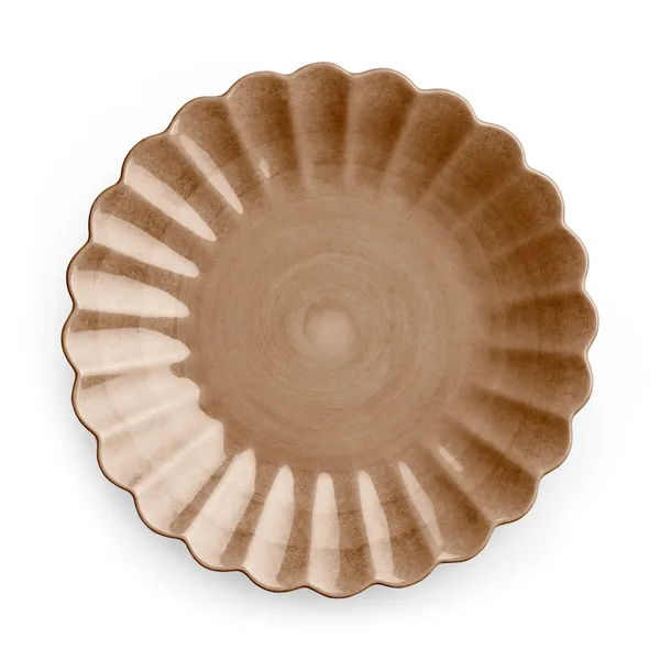 Oyster tallrik 20 cm, Cinnamon