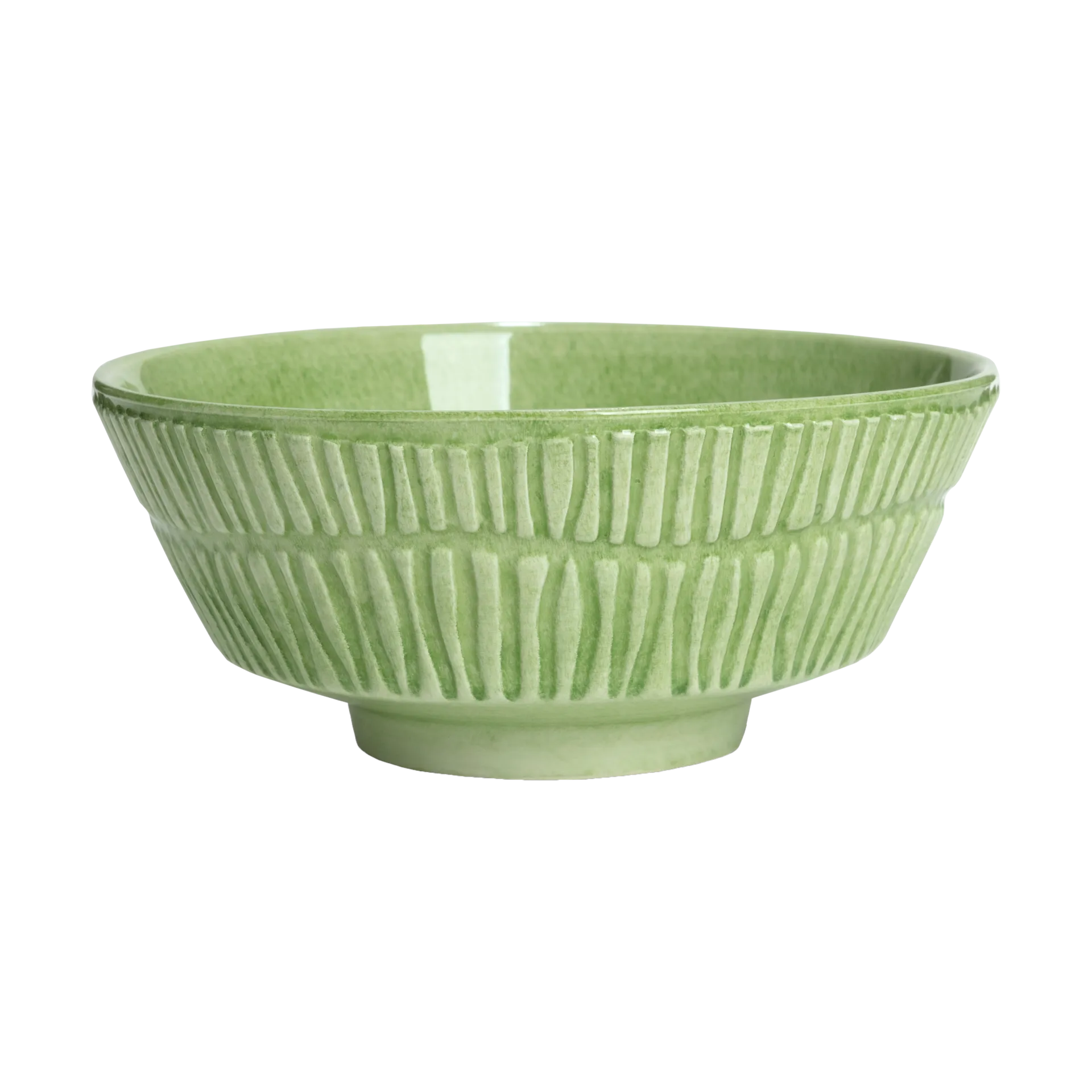 Mateus Stripes skål Ø15 cm Grön