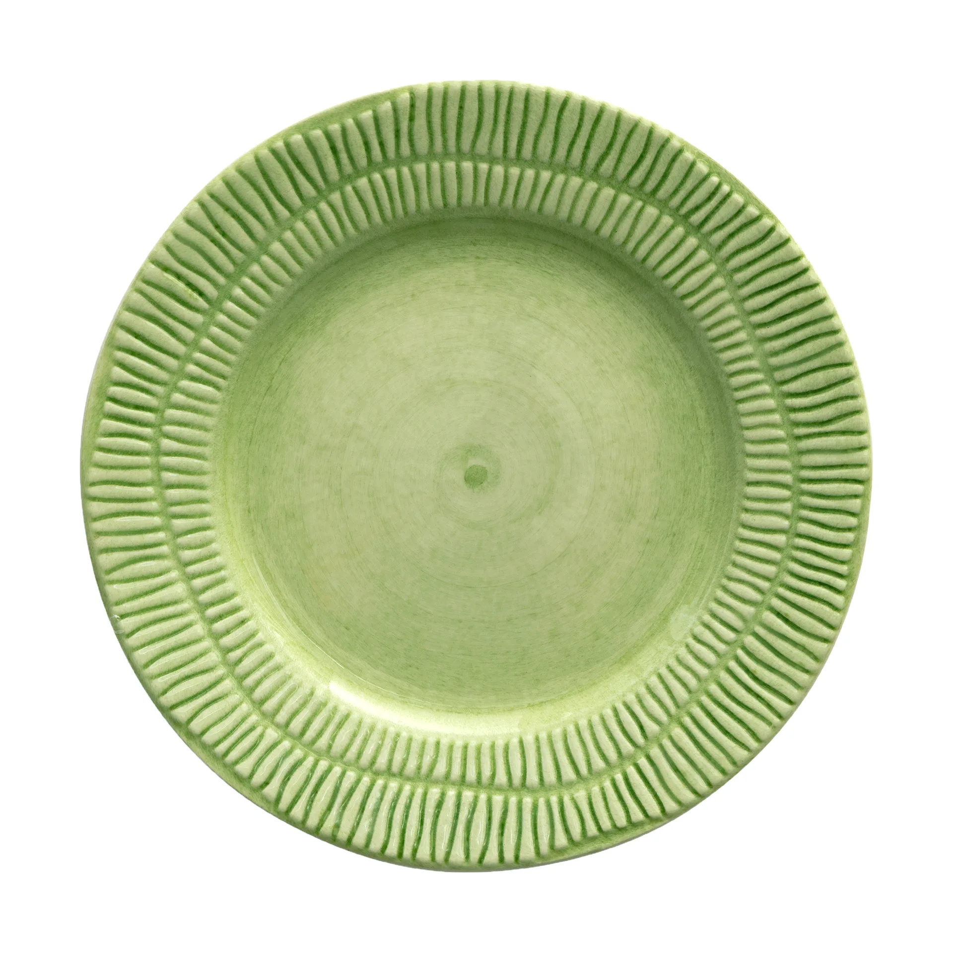 Mateus Stripes tallerken Ø21 cm Grøn