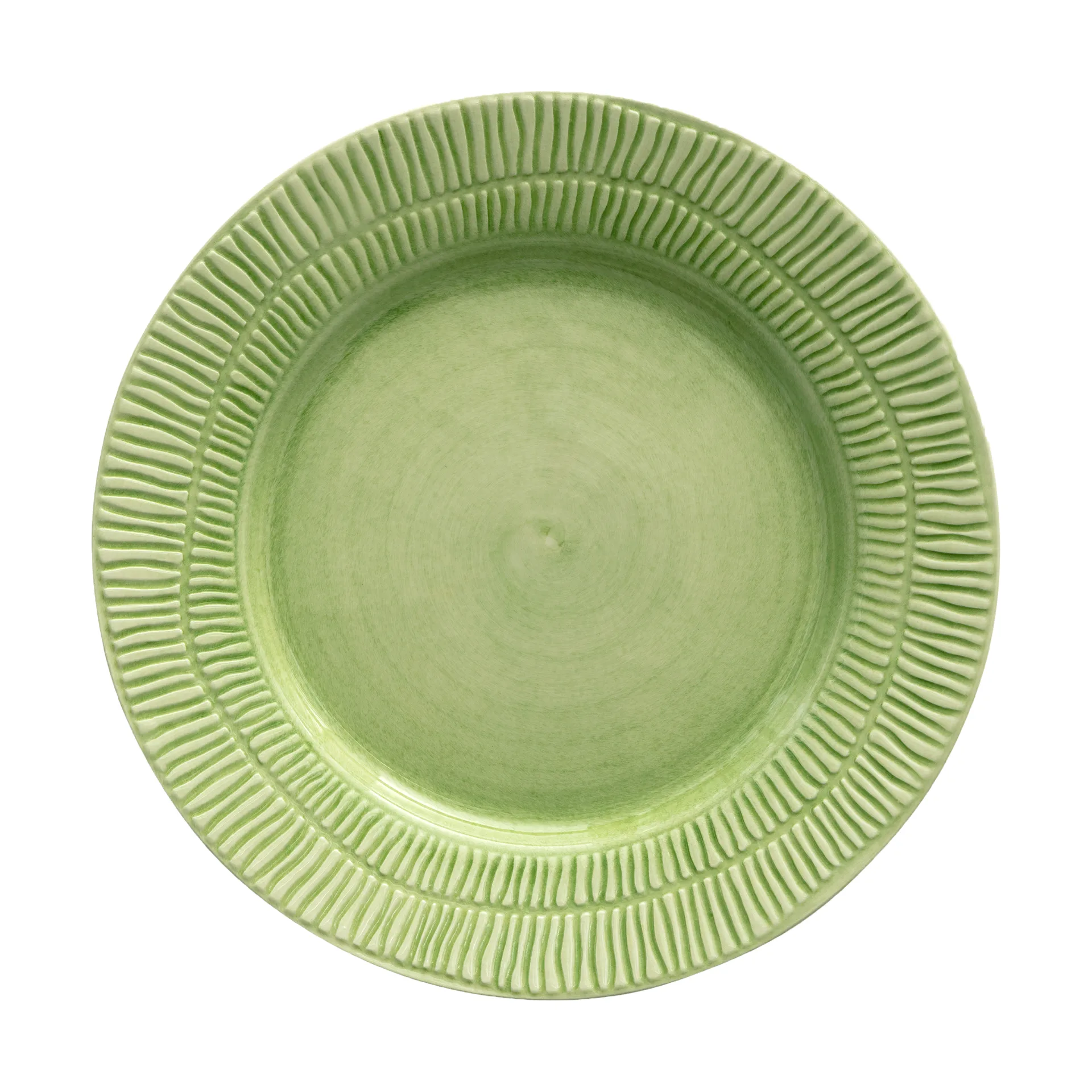 Mateus Stripes tallrik Ø28 cm Grön