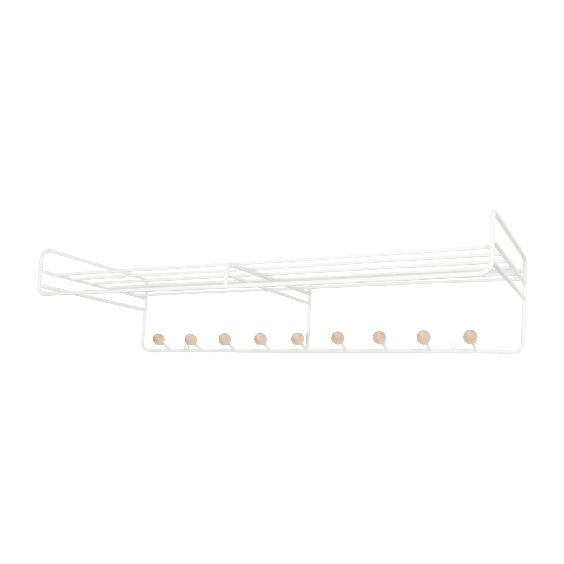 Maze Étagère à chapeaux Bill Hat Rack L Blanc