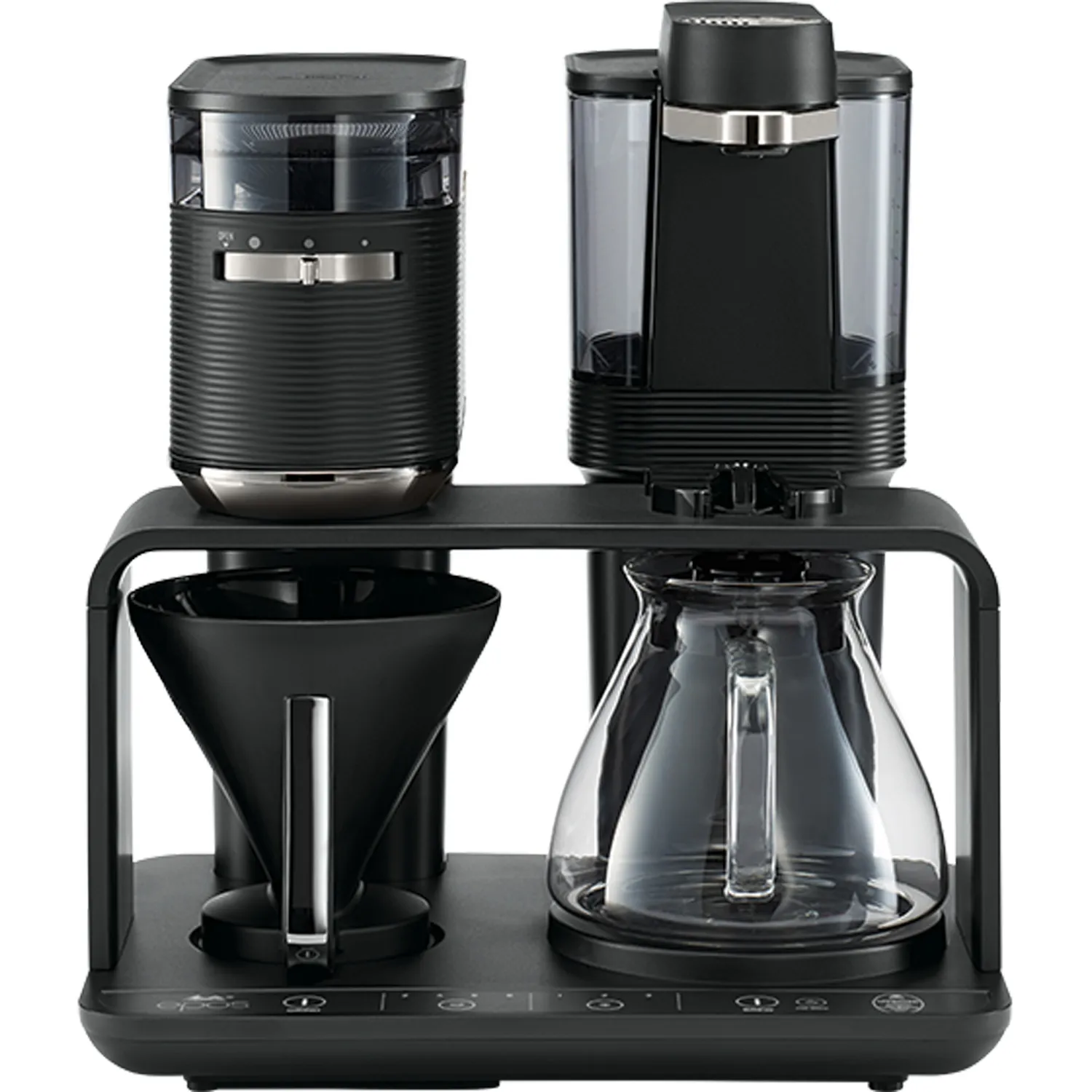 Melitta Epos Pour-Over kaffebrygger Sort-krom