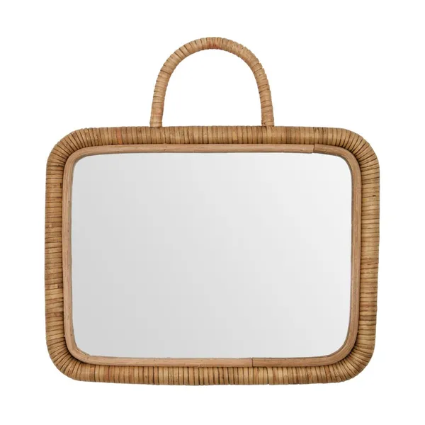 Baki spegel med ram 24x32 cm, Natur