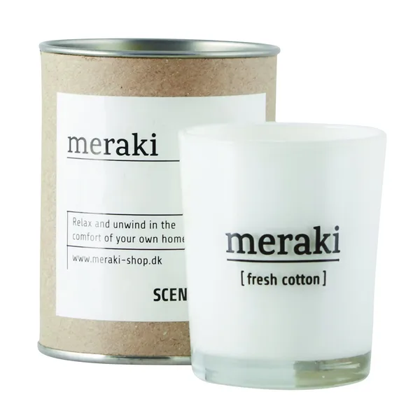 Meraki doftljus 35 timmar, Fresh cotton