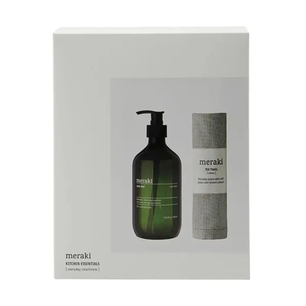 Meraki gåvoset doftfri tvål och kökshandduk, Everyday cleanliness