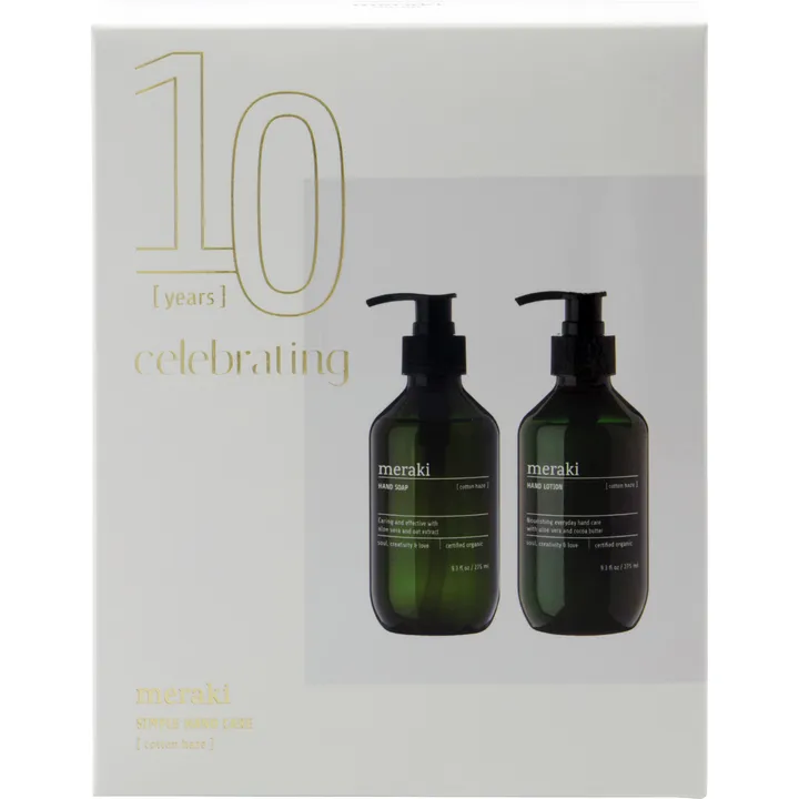 Meraki gift set hand soap with hand lotion from Meraki