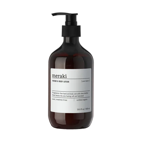 Meraki hand & body lotion 490 ml, Pure basic
