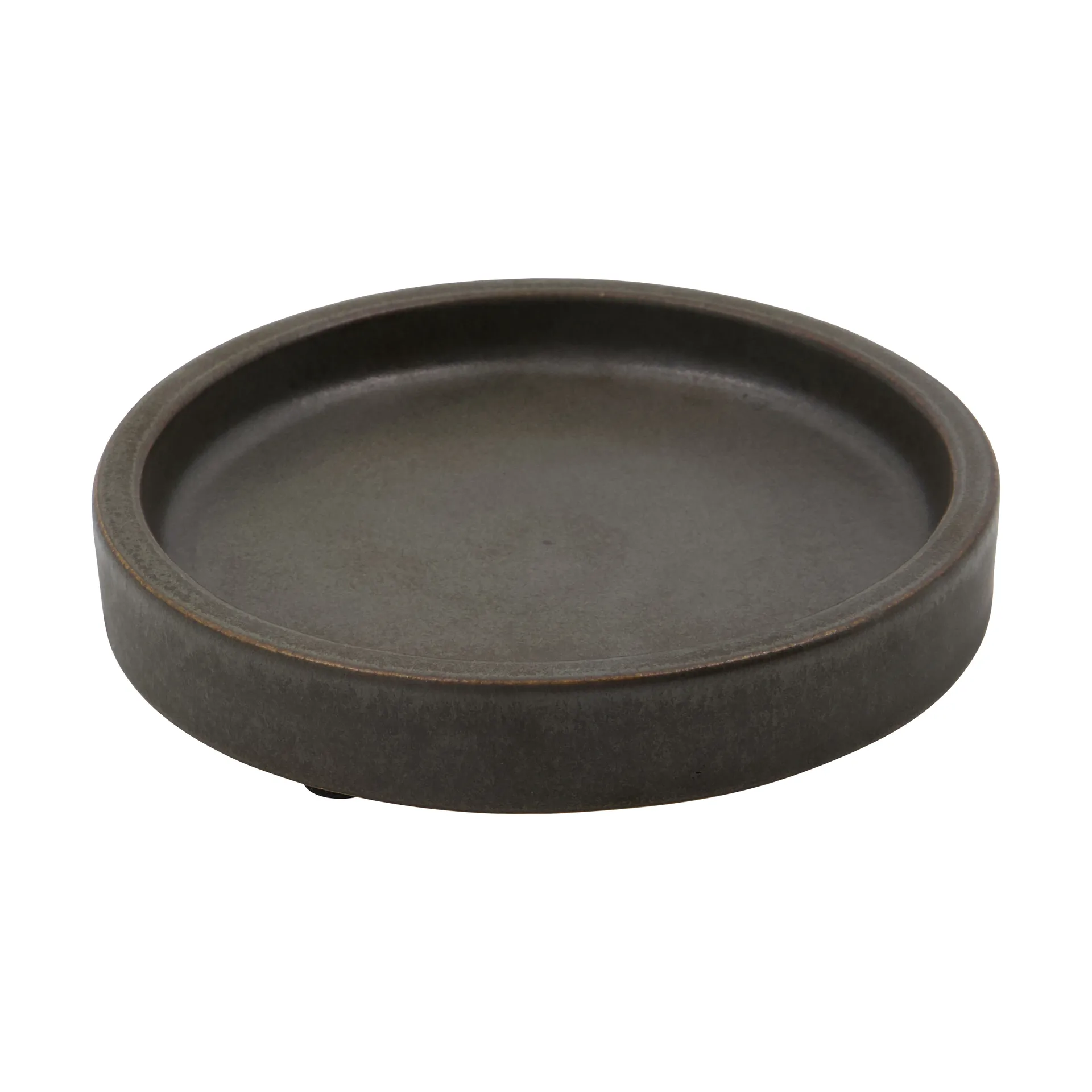 Meraki Porte-savon Datura Ø12,5 cm Gris foncé