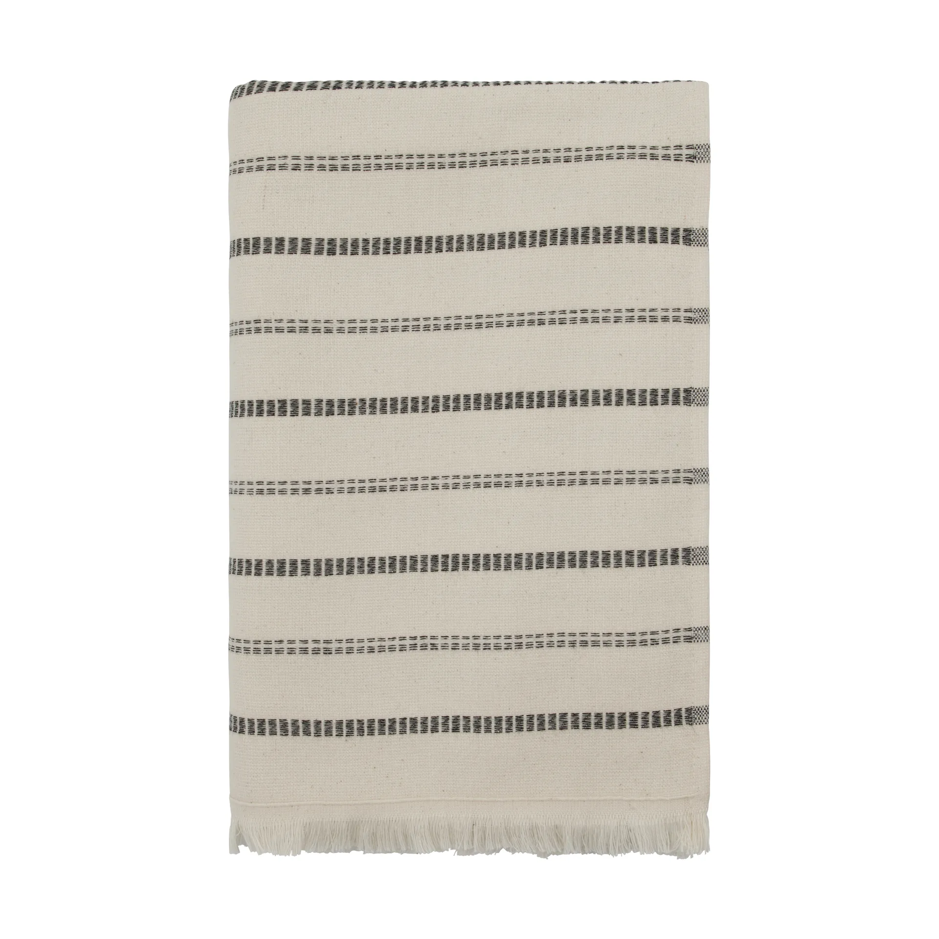 Meraki Serviette de bain True Off-White-noir, cm