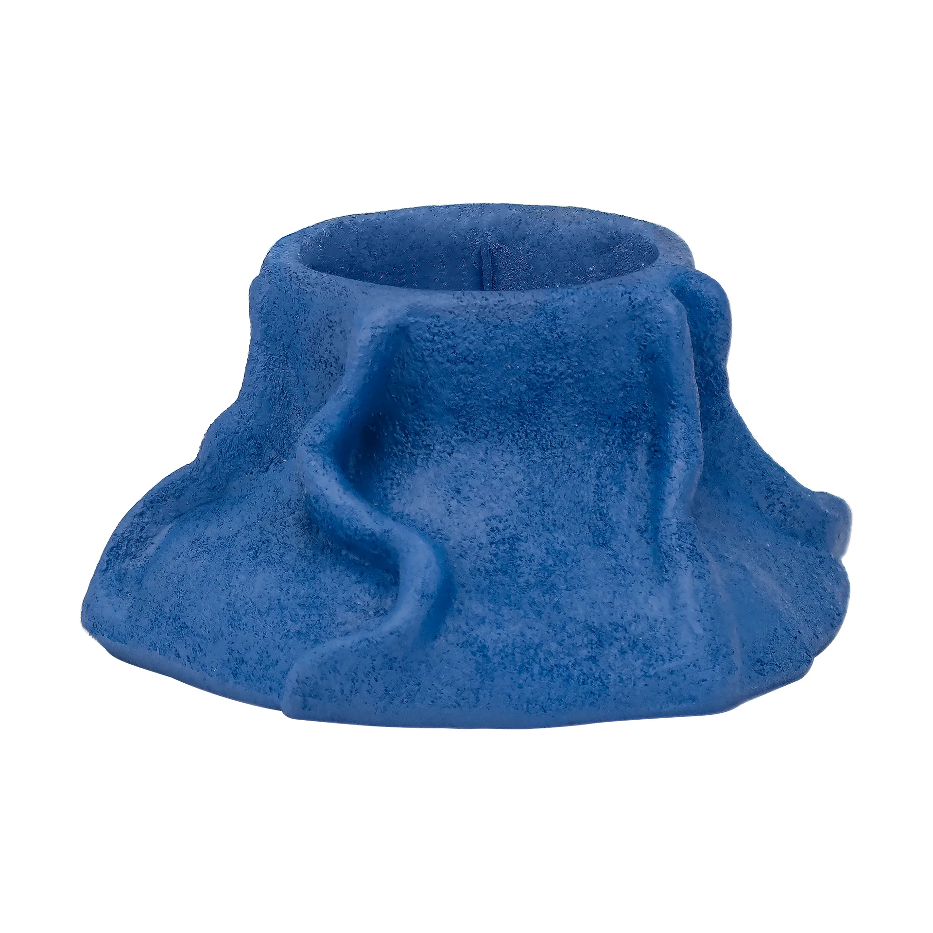Mette Ditmer Art Piece lava lysestage Ø12,5 cm Cobalt