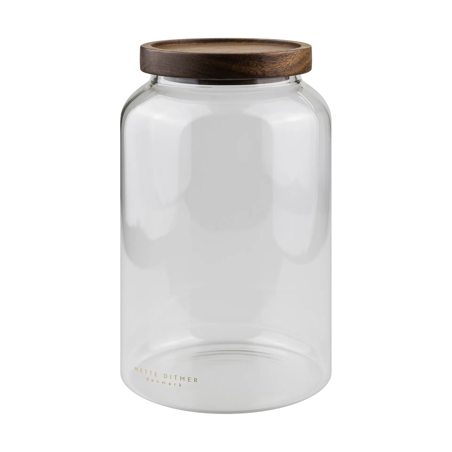 Mette Ditmer Bocal Luna avec couvercle large Transparent