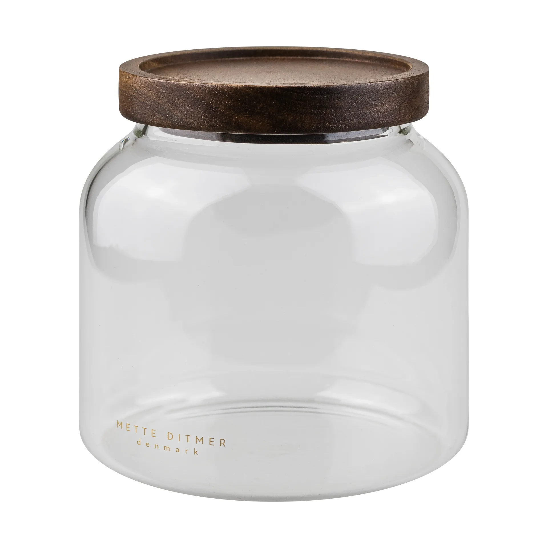 Mette Ditmer Bocal Luna avec couvercle small Transparent