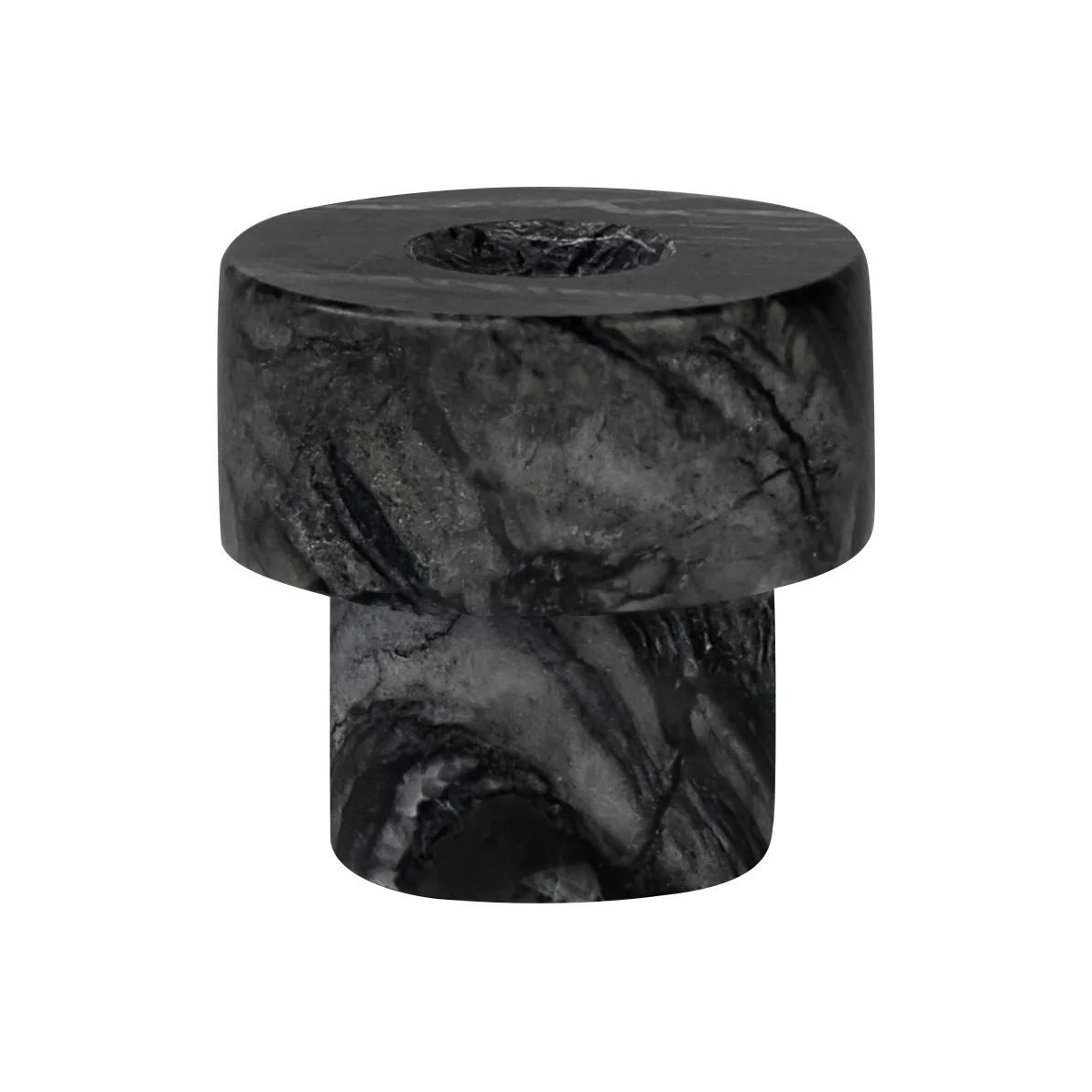 Mette Ditmer Bougeoir Marble 5 cm Gris
