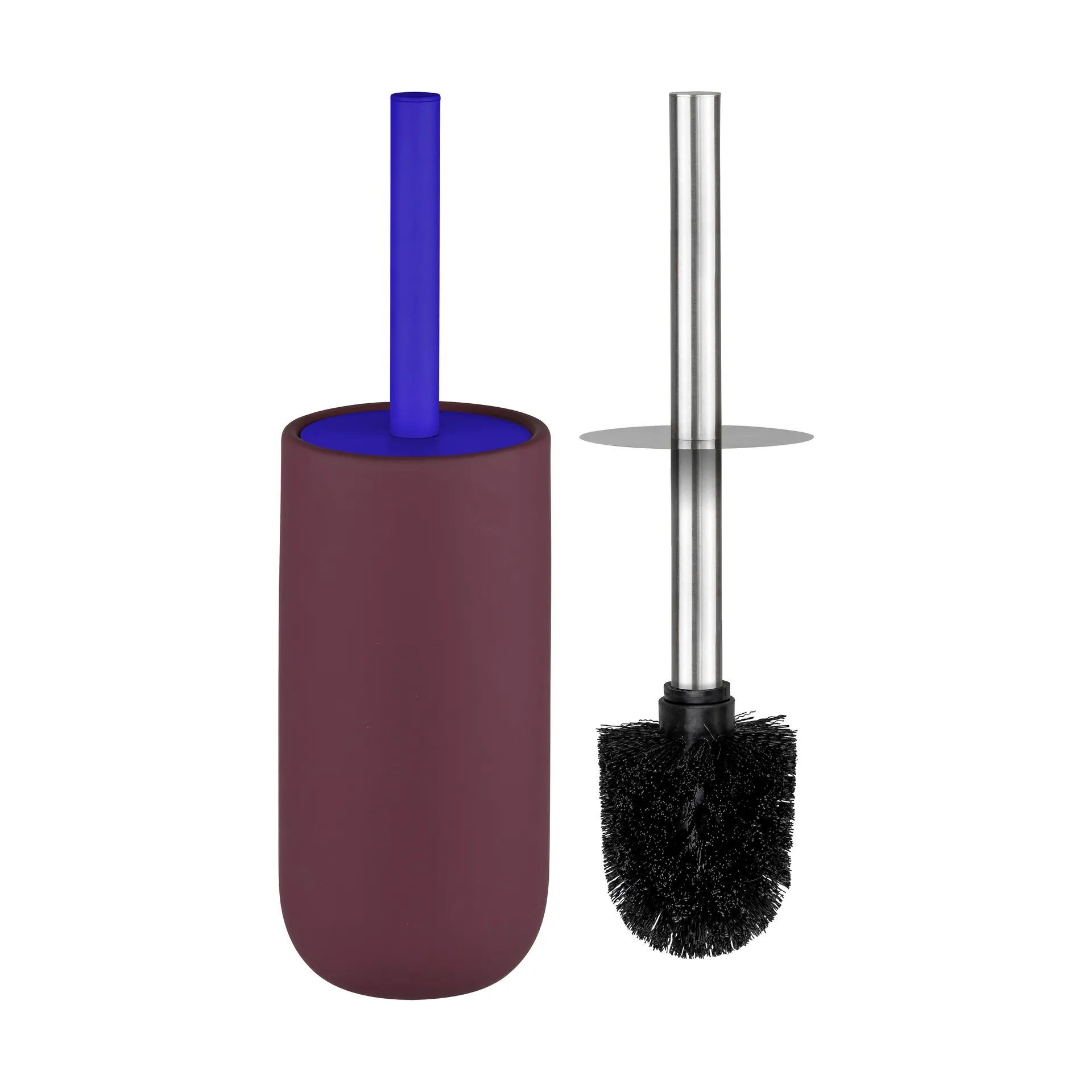 Mette Ditmer Brosse de toilettes Lotus Play, avec 2 têtes de brosse Wine