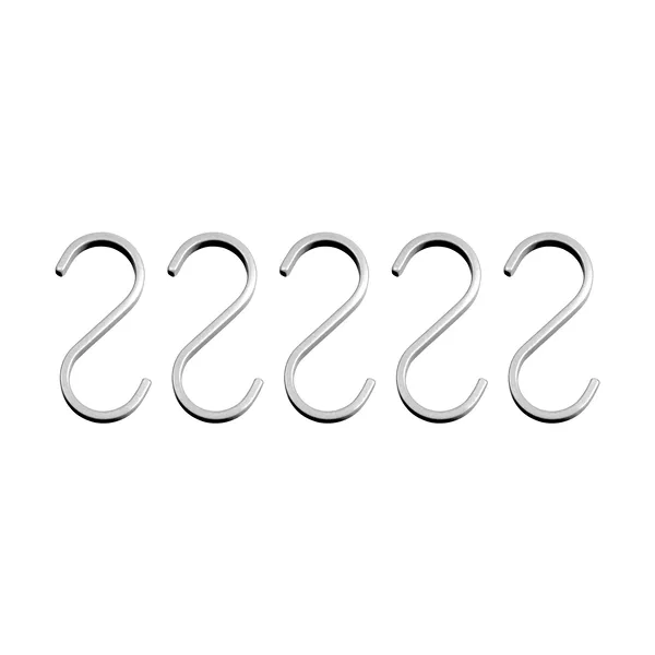 Hang-it krok 5-pack, Silverfärgad