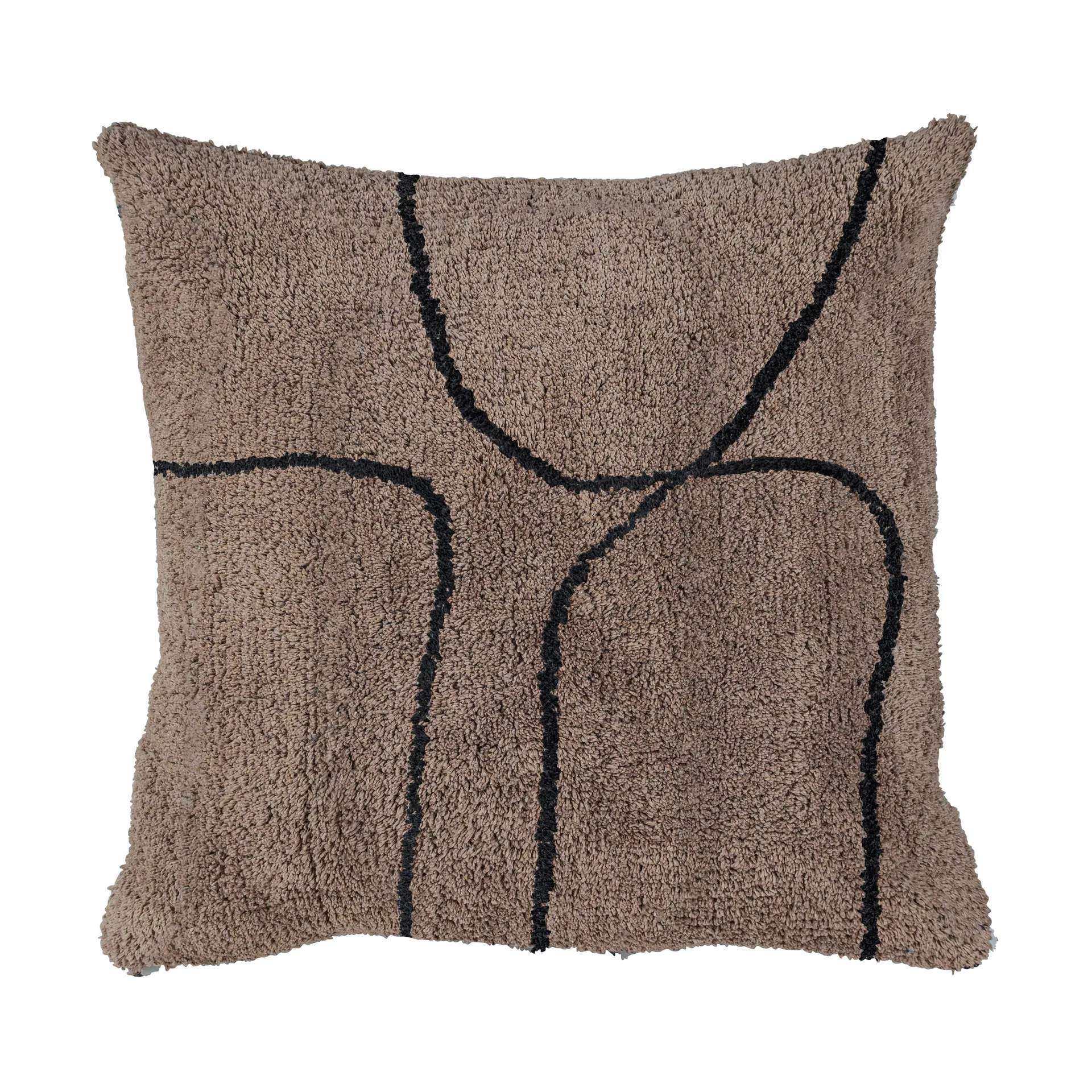 Mette Ditmer Housse de coussin tuftée Shadow cm Brown