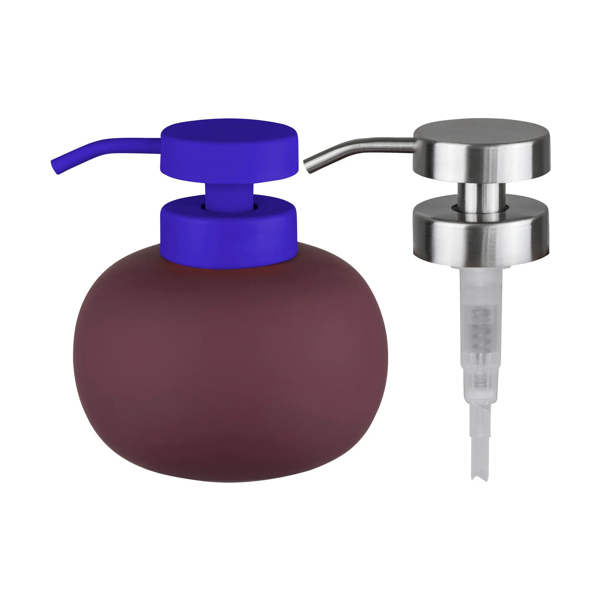 Mette Ditmer Lotus play sæbedispenser lav, inkl. 2 pumpehoveder Wine