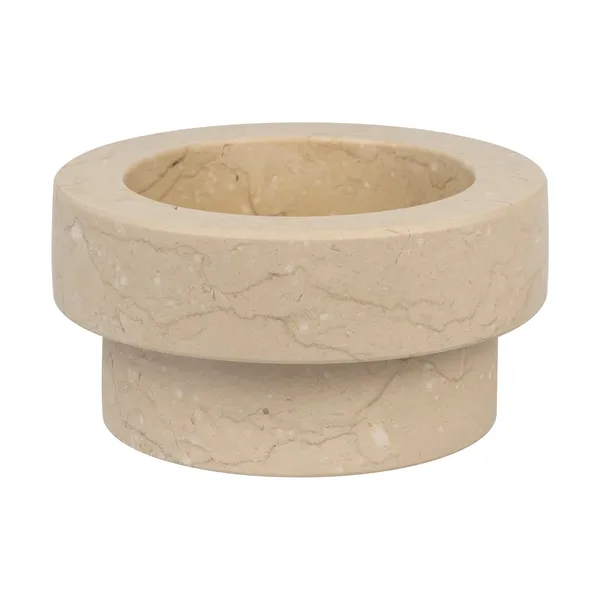 Marble ljusstake för blockljus 5 cm