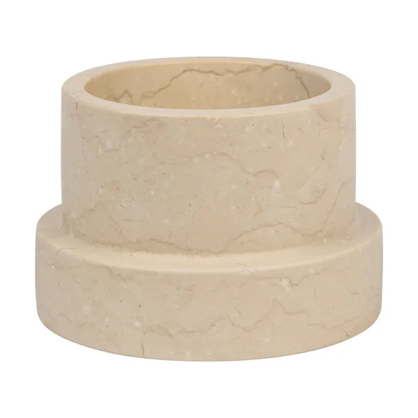 Marble ljusstake för blockljus 6,5 cm
