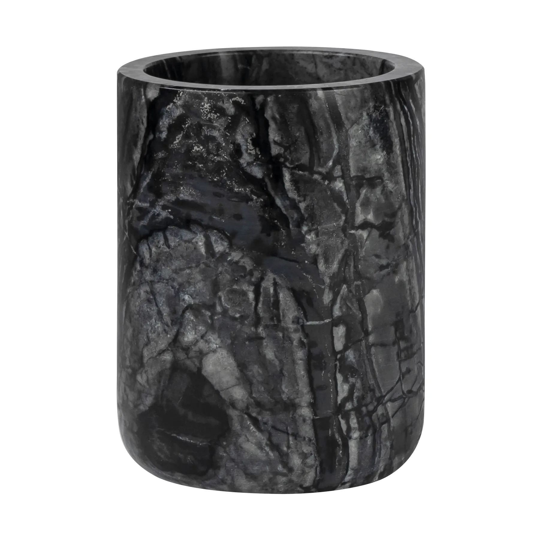 Mette Ditmer Porte-brosse à dents Marble Noir-gris