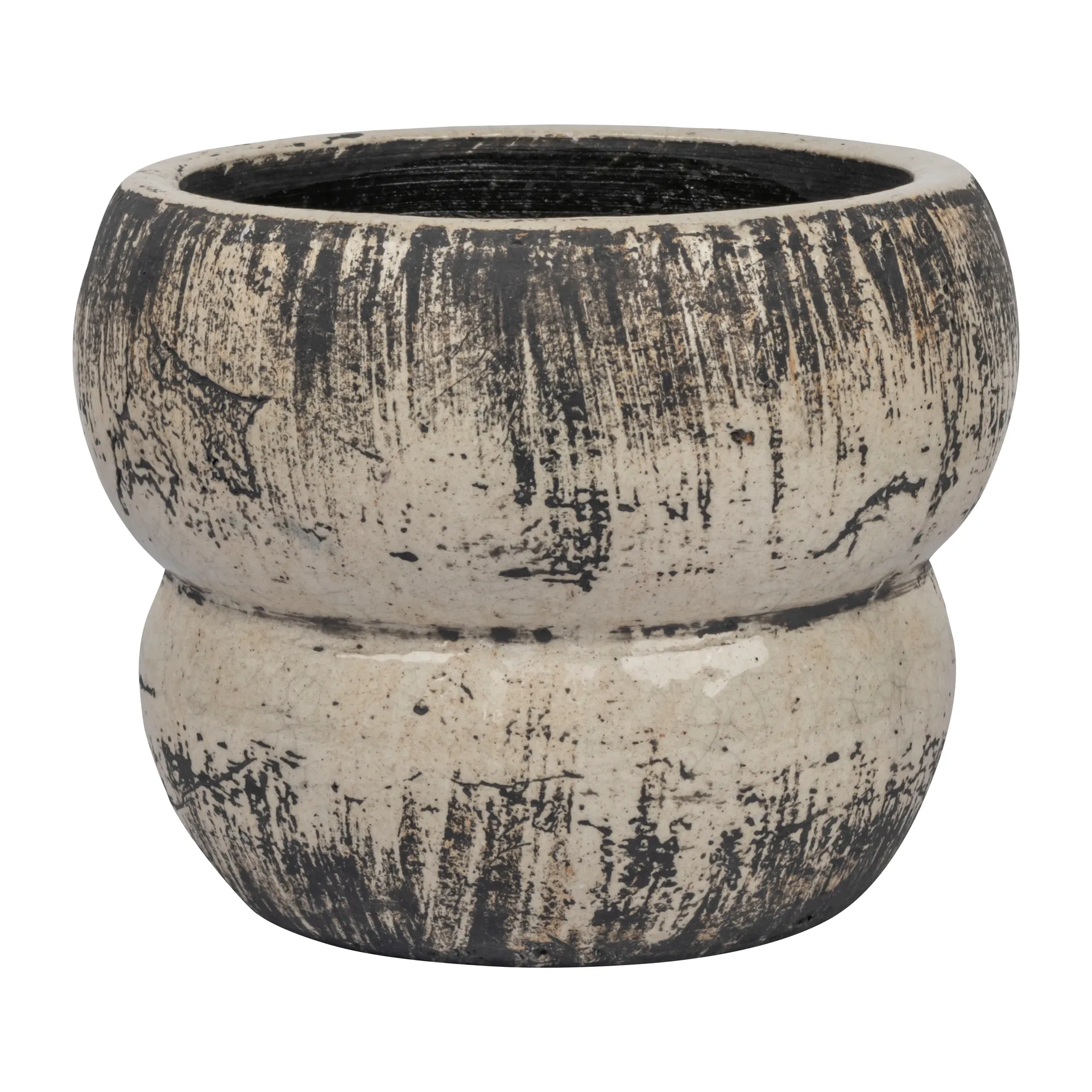 Mette Ditmer Pot de fleur Raw Ø Off-white