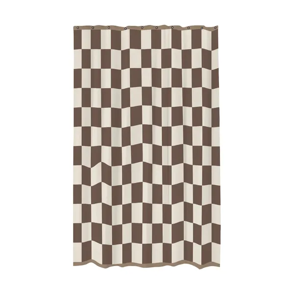 Retro duschdraperi 150x200 cm