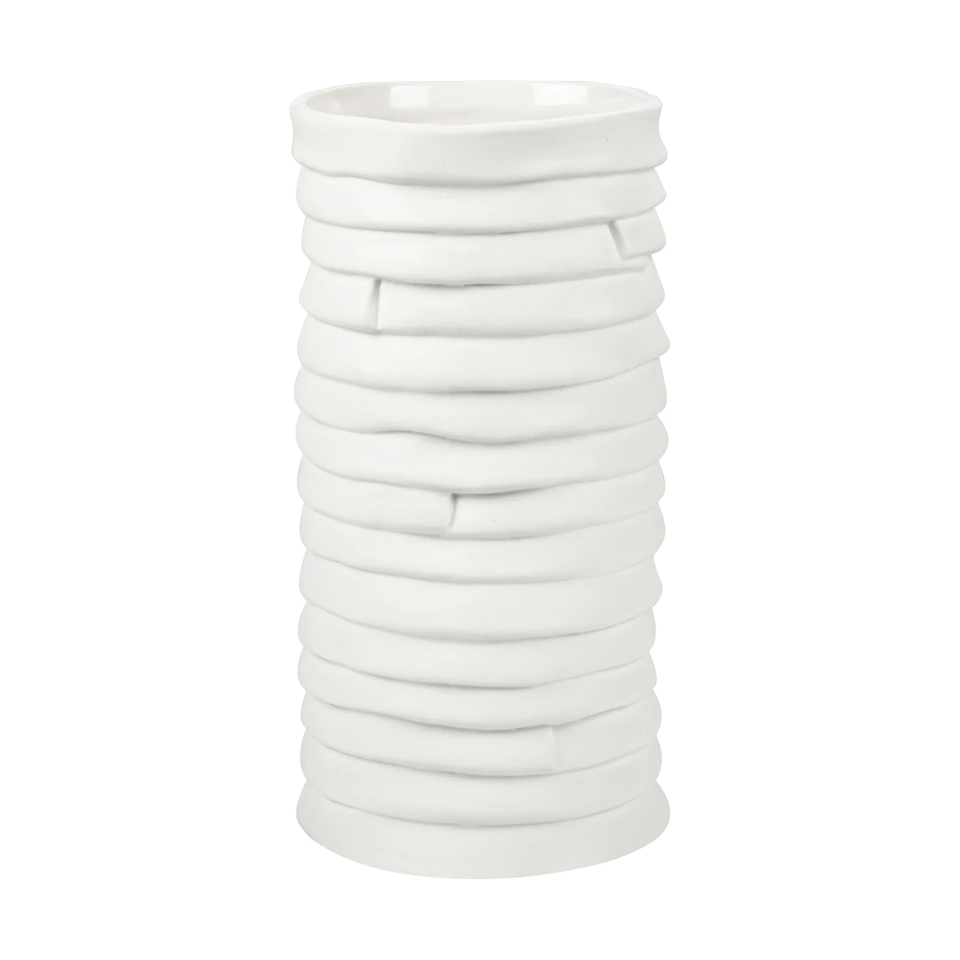 Mette Ditmer Ribbon vase large 20 cm Offwhite