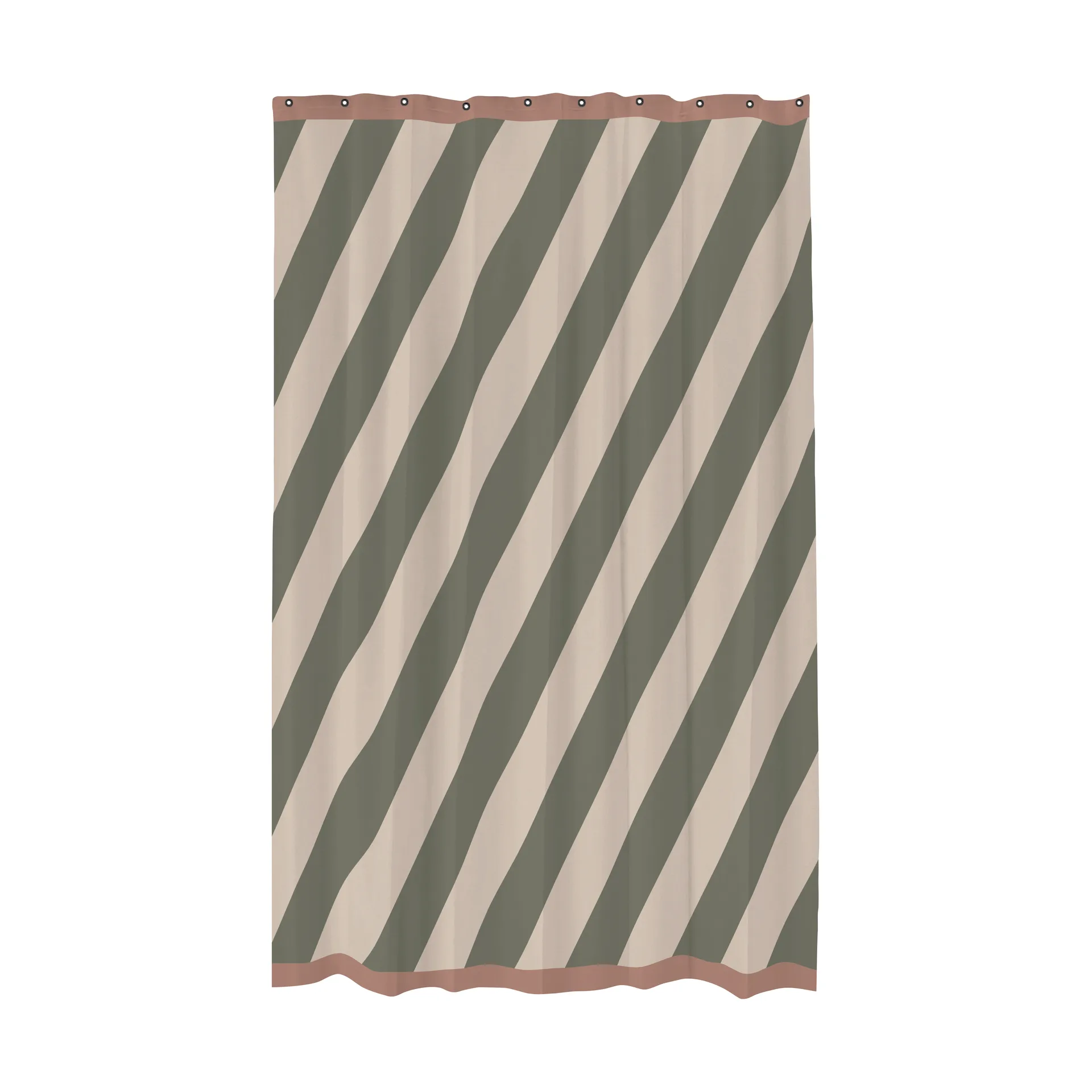Mette Ditmer Rideau de douche Diagonal cm Dark olive