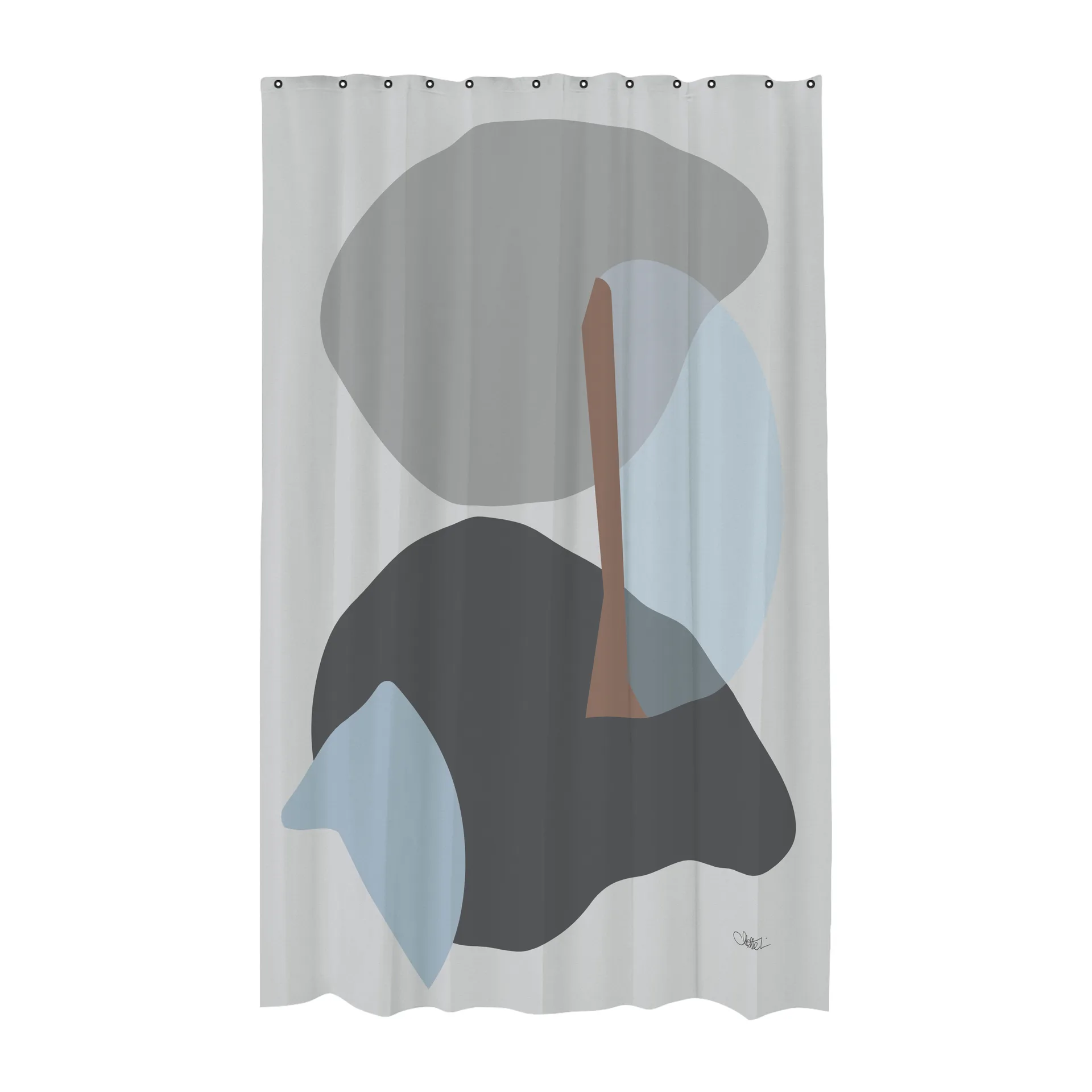 Mette Ditmer Rideau de douche Gallery cm Light grey
